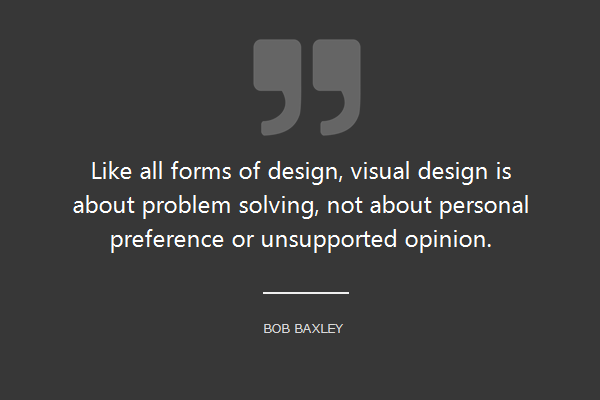 avoid personal opinions ux quotes