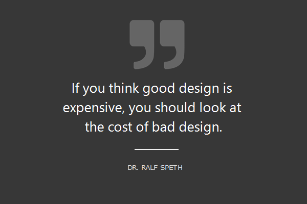 cost of bad design ux quotes