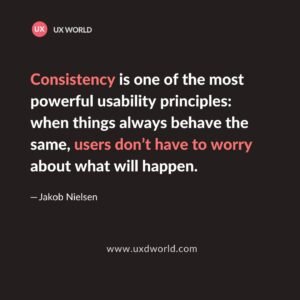 Consistency - A key design principle