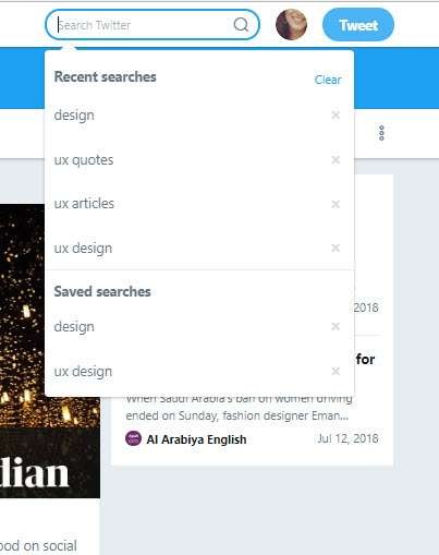 twitter save search