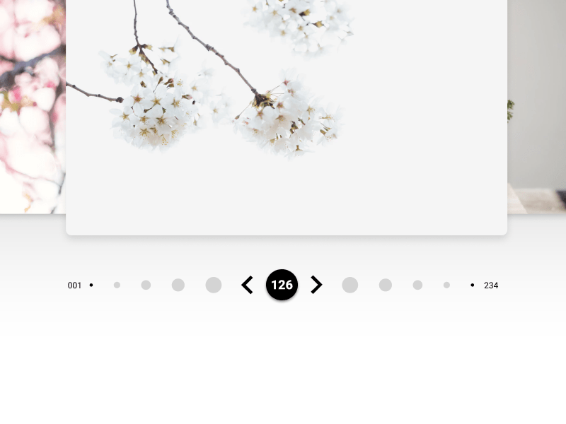 pagination dots UI