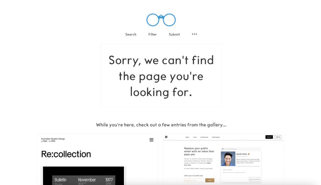 Sitesee 404 Error Page
