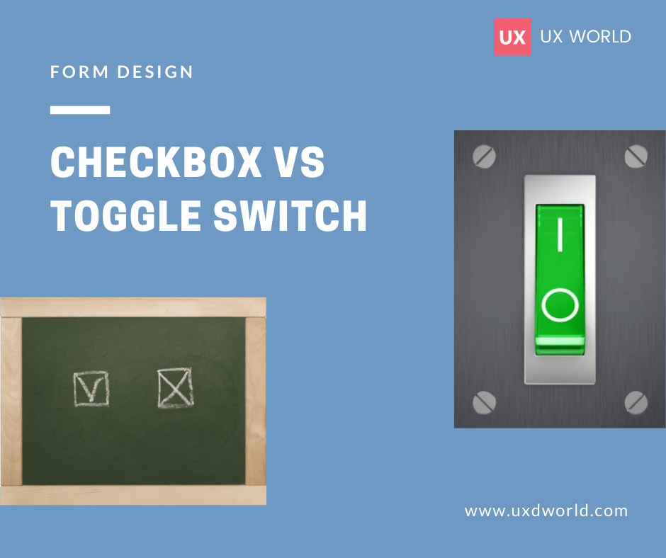 UI Design Tips - Checkbox vs Toggle