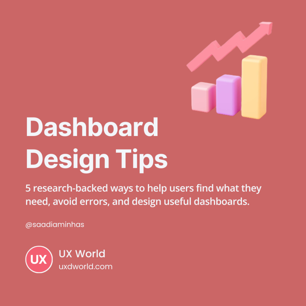 Dashboard UI Design Tips