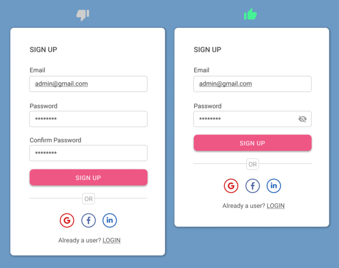 12 Best Practices for Sign-Up and Login Page Design