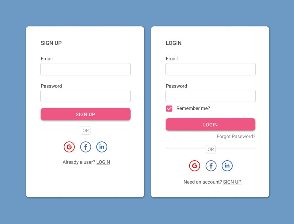 12 Best Practices for Sign Up and Login Page Design