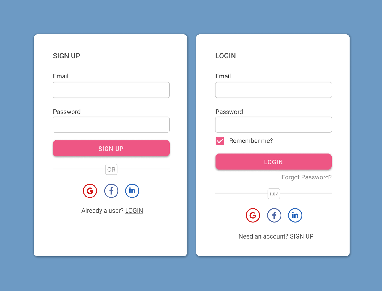 12 Best Practices For Sign Up And Login Page Design UX Design World