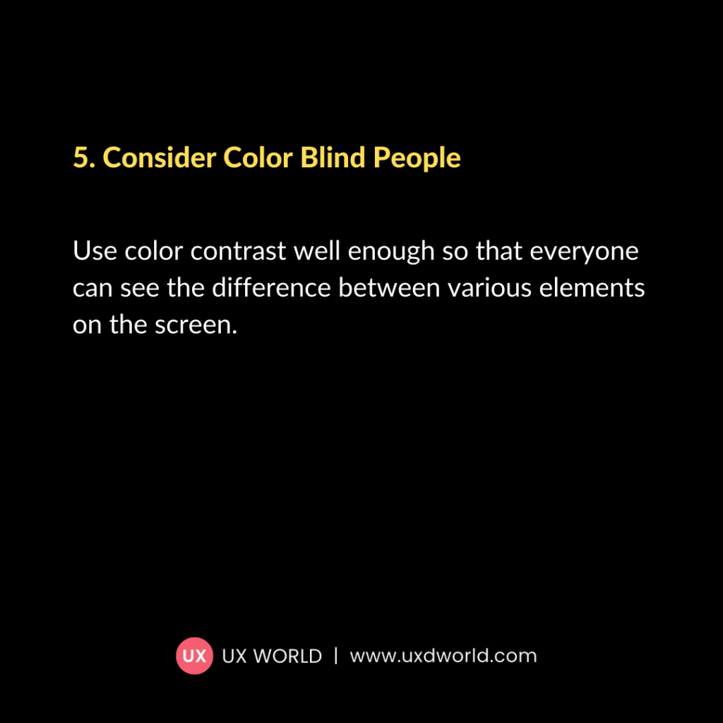 Accessible Design Color Blindness