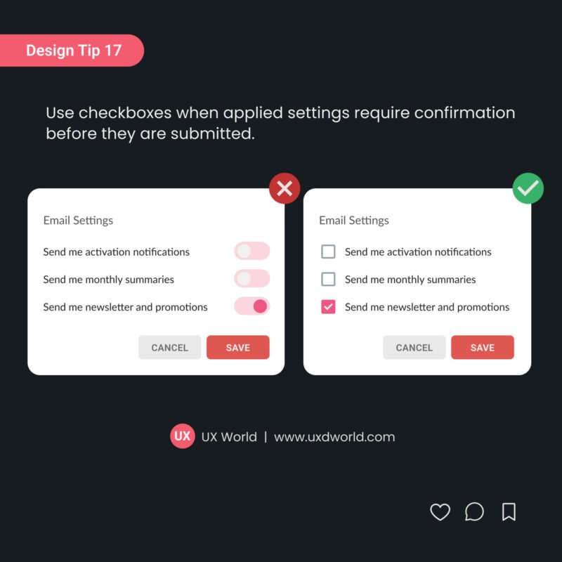 Design Tip 17_Checkbox Guidelines