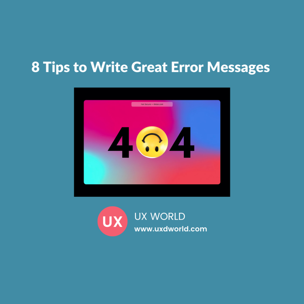 Tips to Write Great Error Messages 1