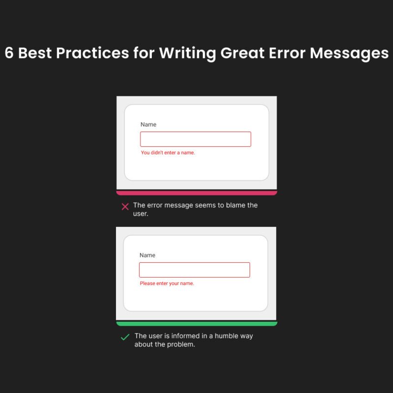 Error Messages UX Tips