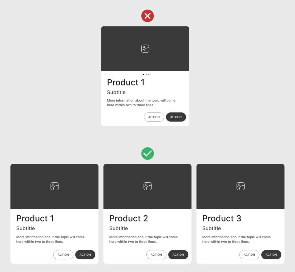 Best Practices for Designing UI Cards - UX Design World