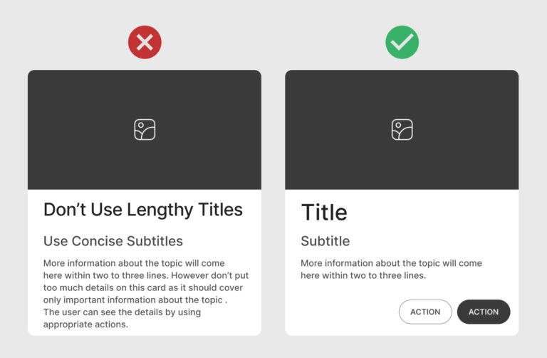 Best Practices for Designing UI Cards - UX Design World