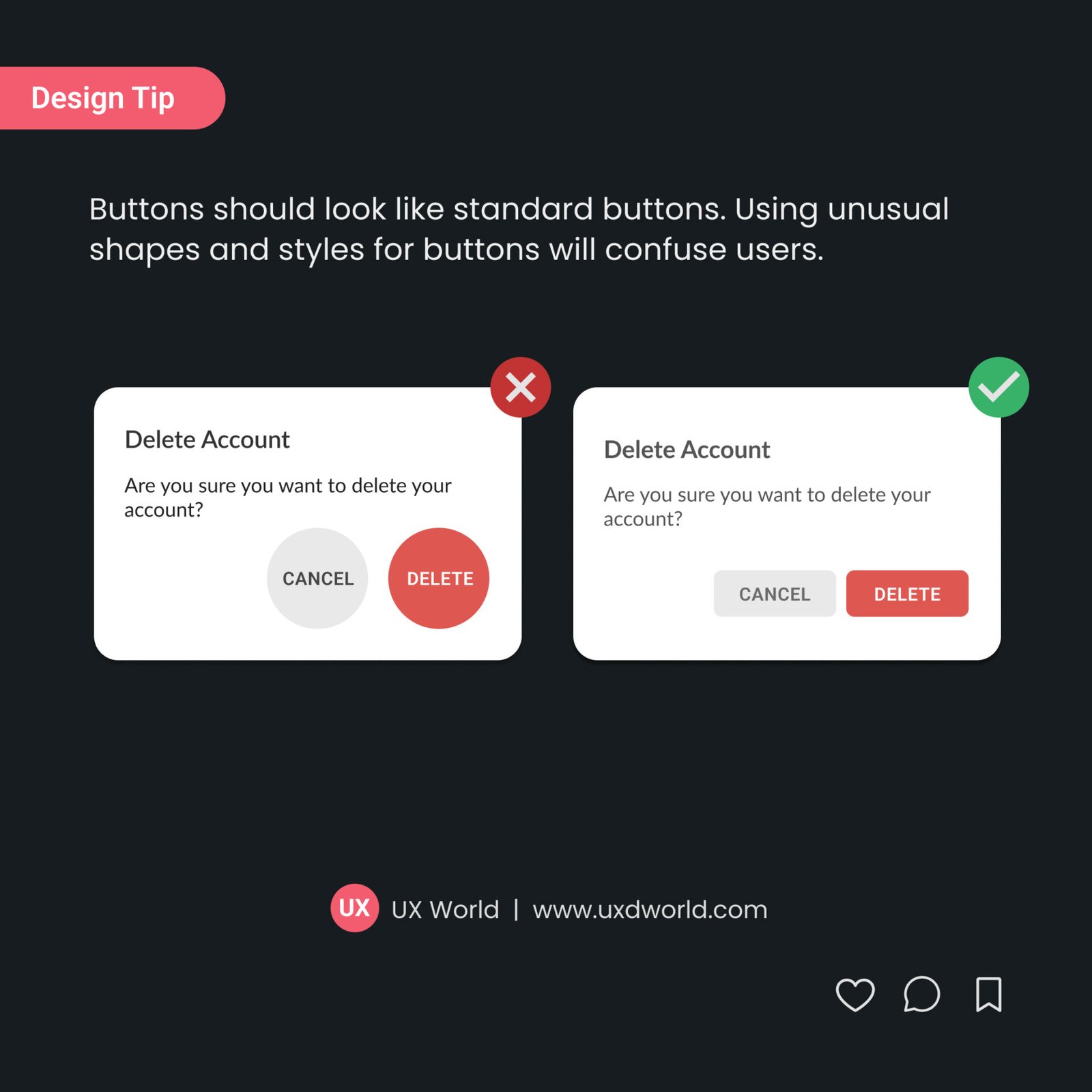 Use Standard Button Layout