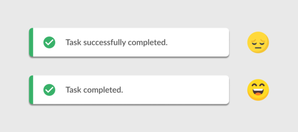 Best Practices for Writing Effective Success Messages - UX Design World