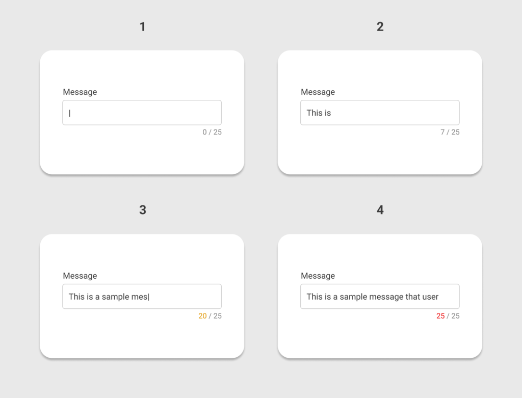 Limit Text Limiting Text Length For A Text Input Control - UX Design World